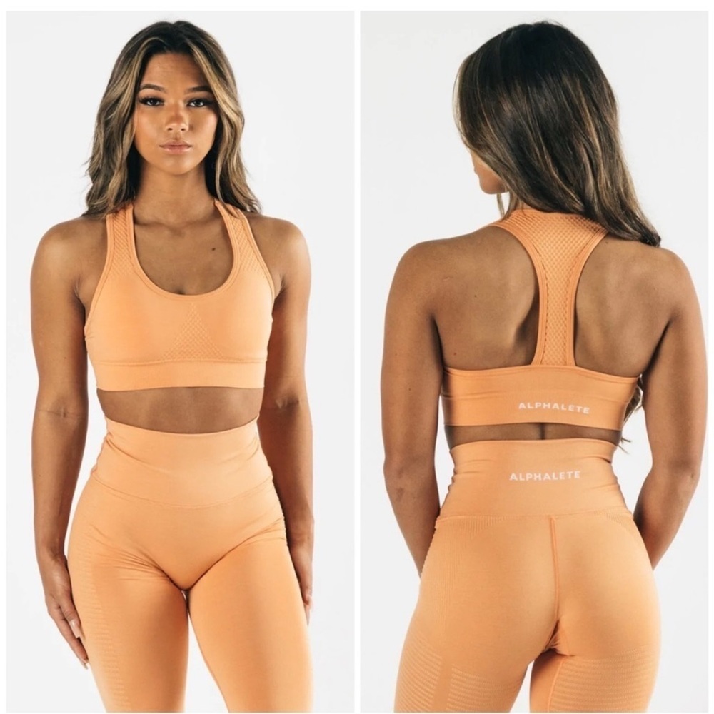 Alphalete Impact Sports Bra - Cheeky Coral